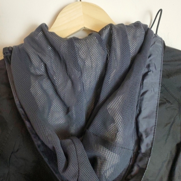 KOPPEN Small Windbreaker Black Hooded Full‎ zip Rain jacket - Picture 8 of 13